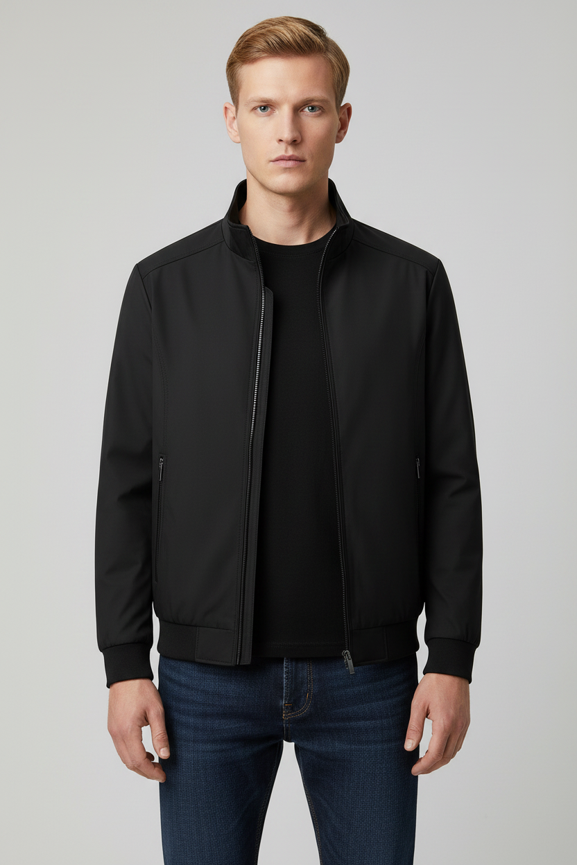Armand Wind-Resistant Jacket | Zip Pockets | Tailored Fit