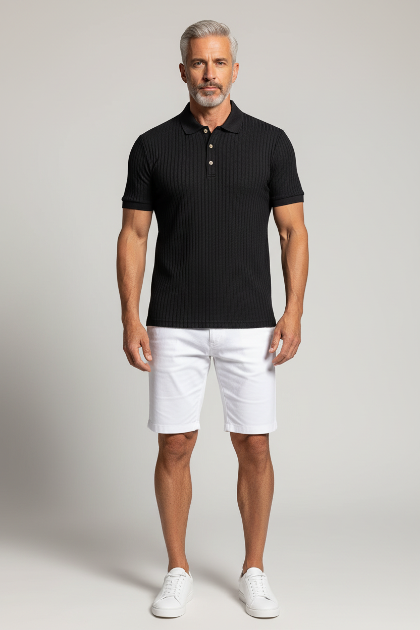 Dean Cotton Polo | Tailored Fit | Classic Collar