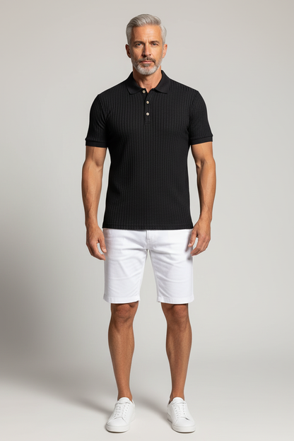 Dean Cotton Polo | Tailored Fit | Classic Collar
