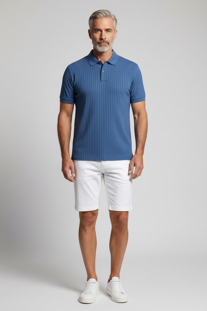 Dean Cotton Polo | Tailored Fit | Classic Collar
