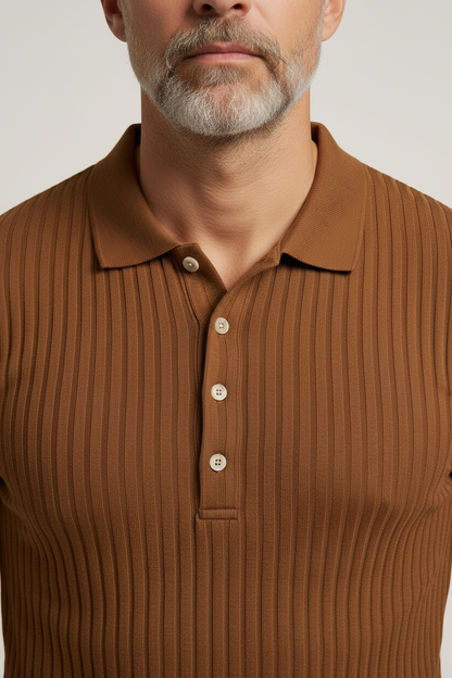 Dean Cotton Polo | Tailored Fit | Classic Collar