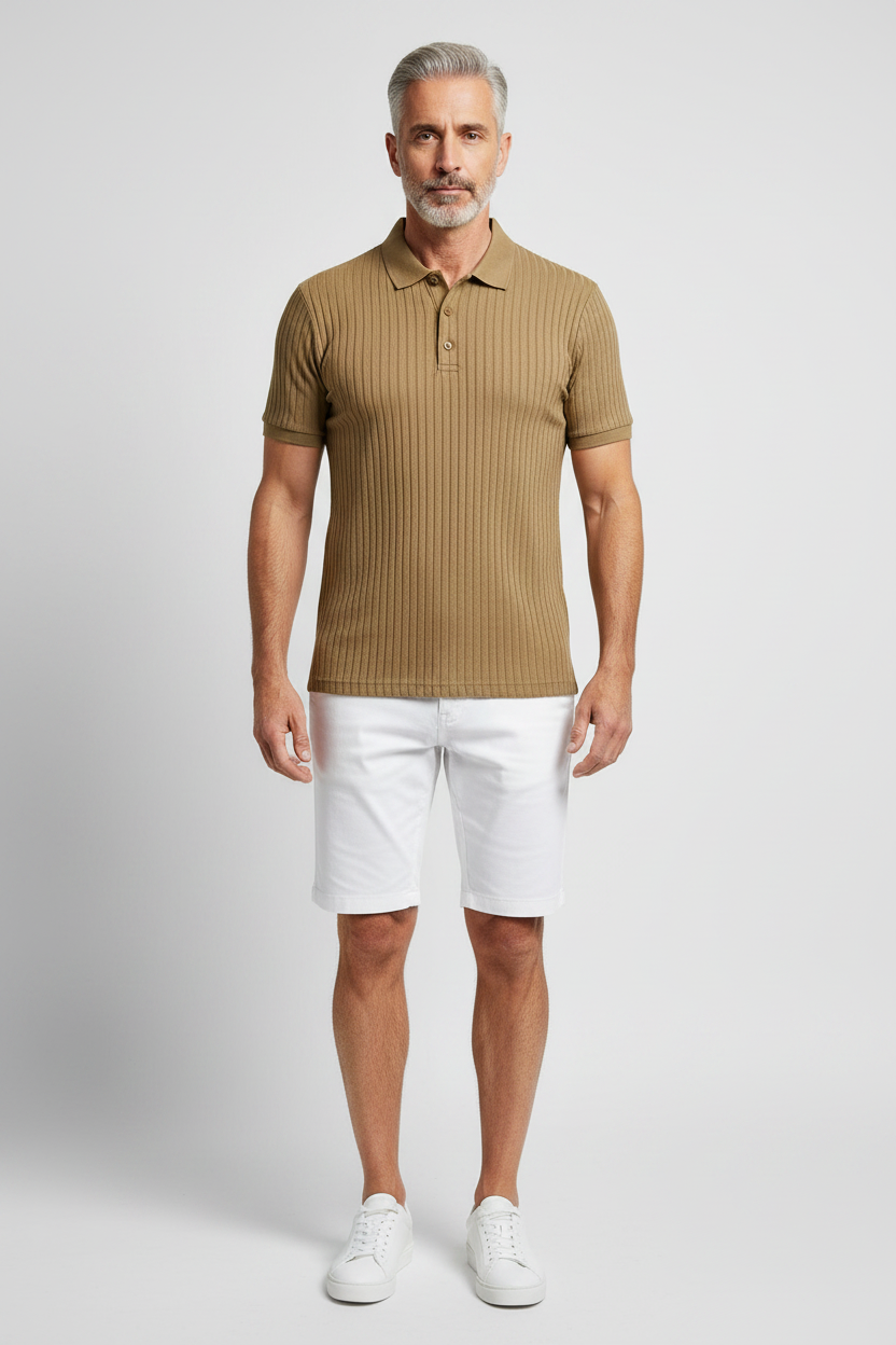 Dean Cotton Polo | Tailored Fit | Classic Collar